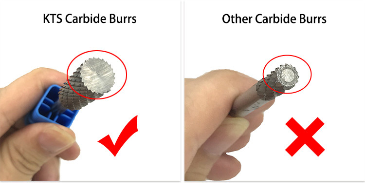 SA Cylindrical Carbide Burr Die Grinder Burr Bits On 1/4″ Shanks Impact Toughness