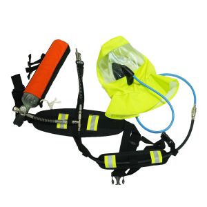 Portable Escape Breathing Device with Adjustable Harness and 2L or 3L Cylinder
