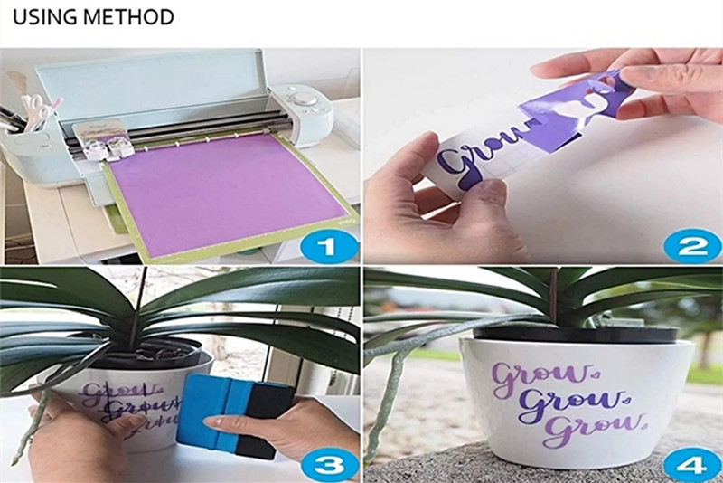 1.22Mx50M Self Adhesive Decorative Vinyl Translucent Vinyl Film For Glass