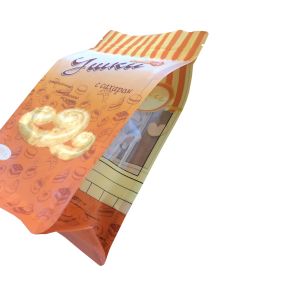 120g/150g/200g Custom Printed Recyclable cookies stand up pouch with zipper
