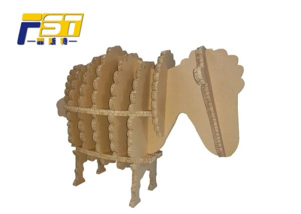 Eco - Friendly Cardboard Box Furniture , Individual Design Foldable Cardboard