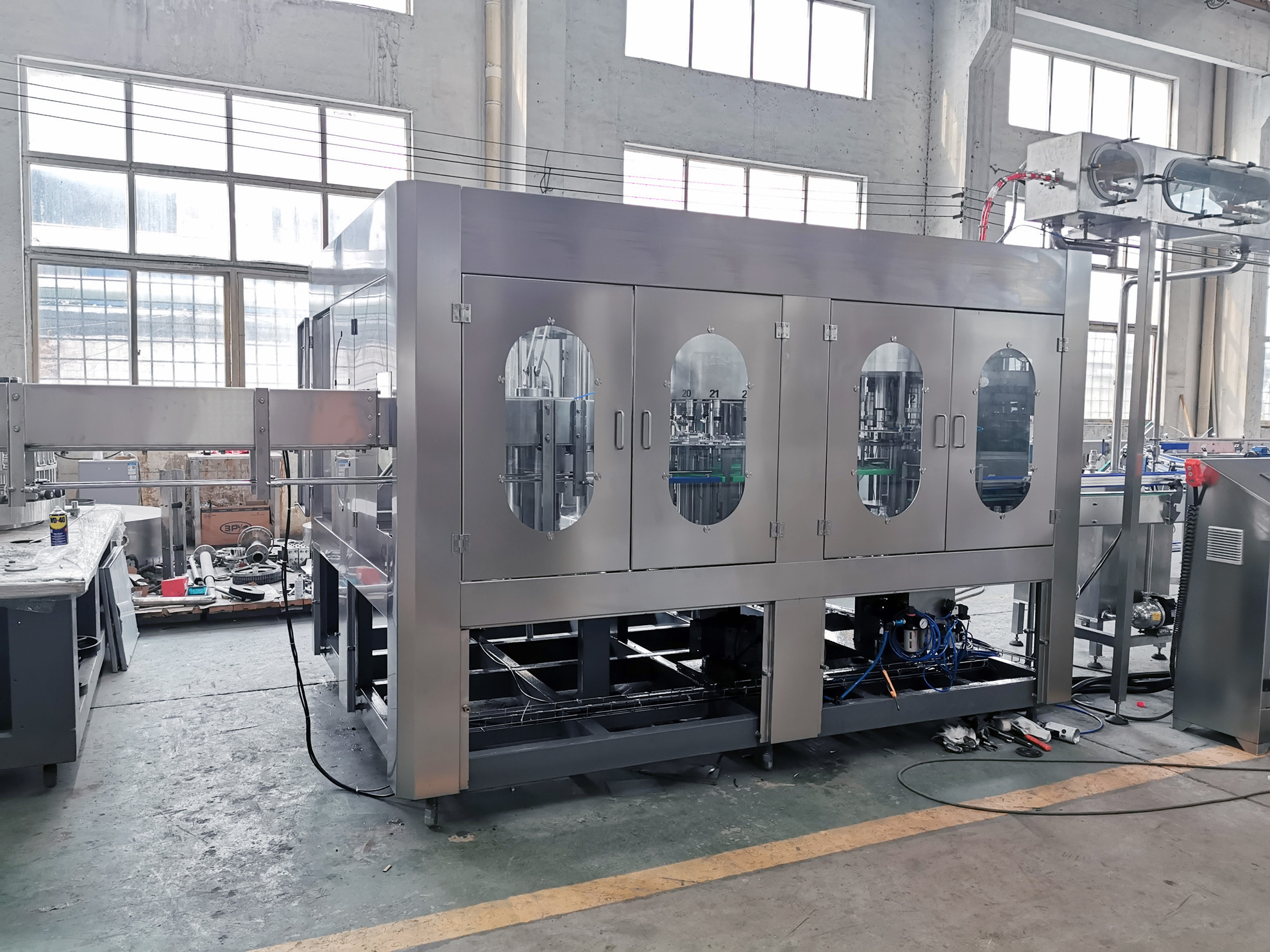 Full Automatic PLC Control Edible Oil Filling Machine For Sunflower Oil