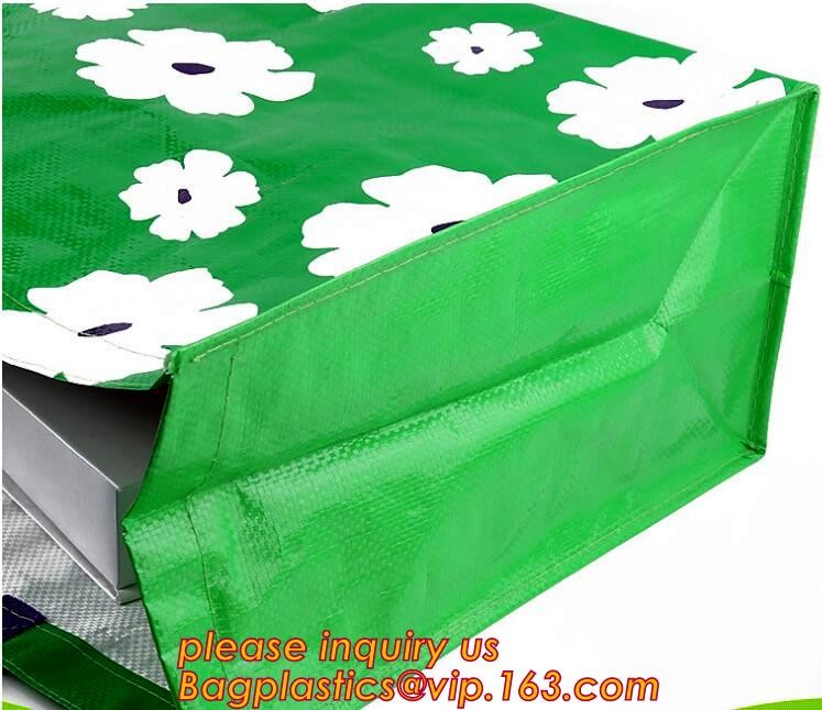 Custom Huge Luggage PP Woven Bag With Zipper Lock,PP Woven Shopping Bag,Factory customized cheap laminated pp woven shop