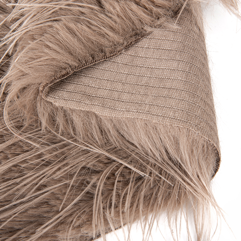 ODM Soft Artificial Fox Fur Fabric for Lady Coats and Jackets in 58/60" Width