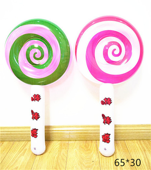 PVC Inflatable LED Lollipop toy for kids
