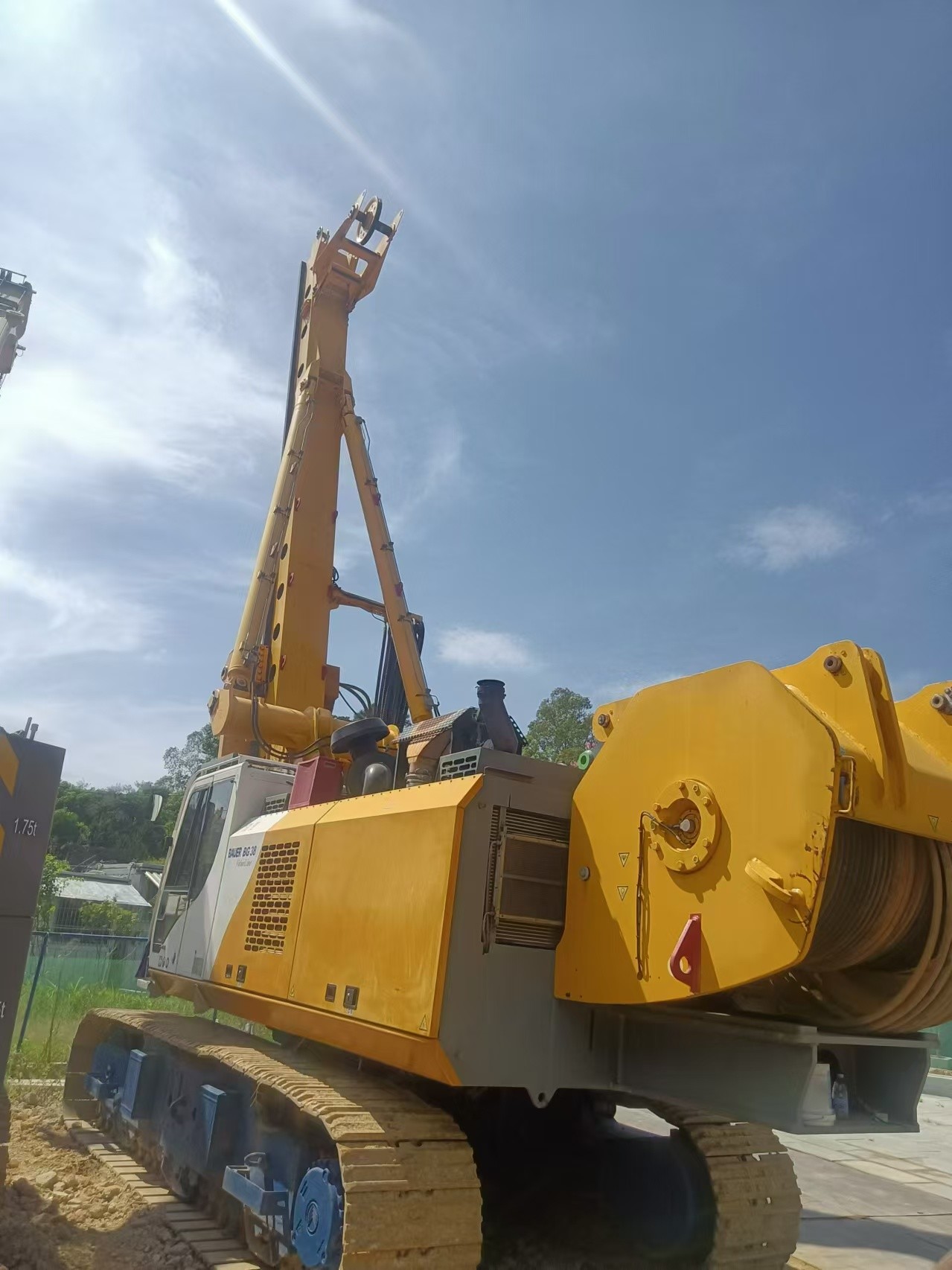 BG38 Rotary Drilling Rig 2018 Used Machinery with Maximum Drilling Depth of 92m