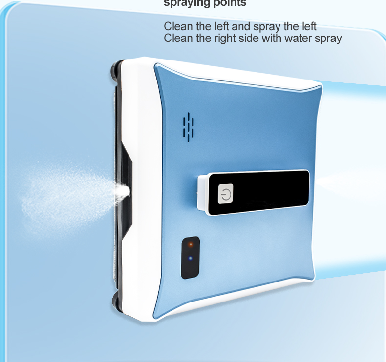 Household Smart Home Cleaning Appliance with Dual Water Spray Function and 500mAn Battery