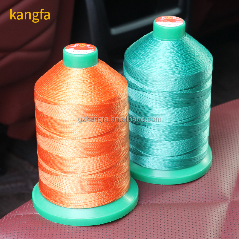 UV Proof 16oz Bonded Sewing Thread High Tenacity Polyester Thread Cone Material Plastic