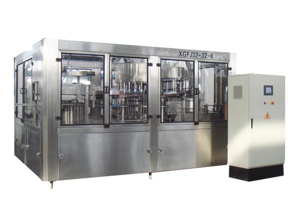 PET Bottled Water Filling Machines , Water Filling Equipment For Bottles Less
