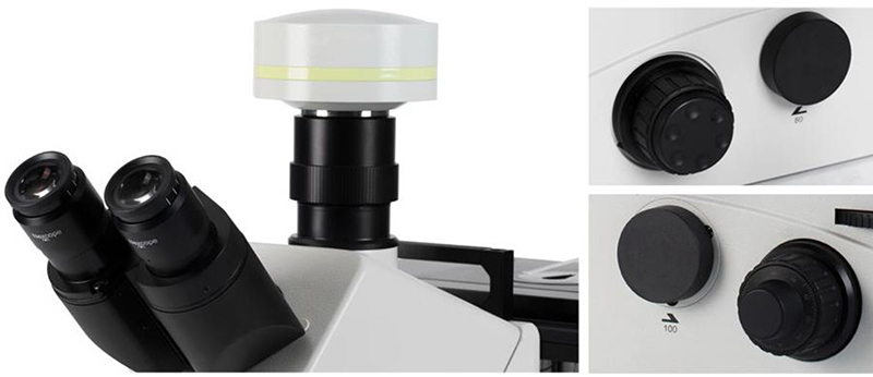 OPTO EDU A13.1096 Inverted Metallurgical Microscope Research Level