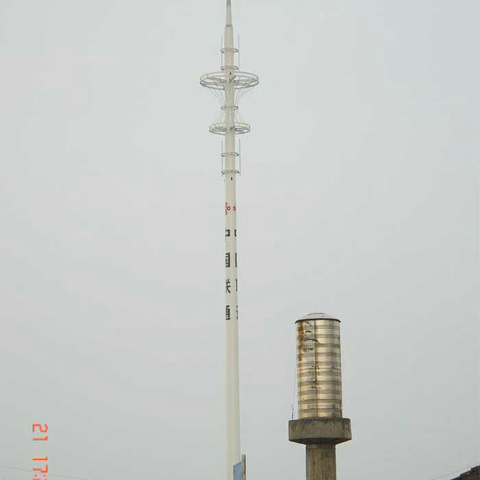 ISO 9001 Octagonal Tapered 40m Monopole Steel Tower