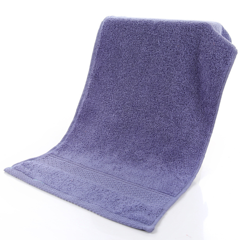 34*74CM Custom Cotton Face Towel for Hotel Home Spa Jacquard Absorbent Bath Towel Set