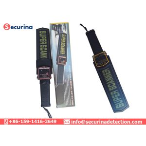 Portable Electronic Security Metal Detector Wand Intelligent Alarm Continuous
