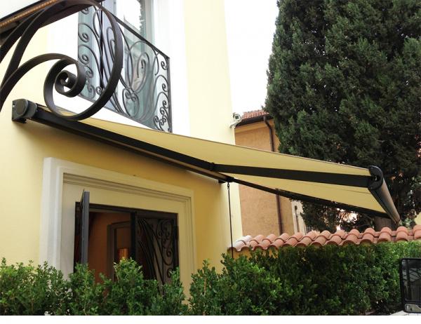 Heavy duty open retractable commercial awning aluminum outdoor awning full card style