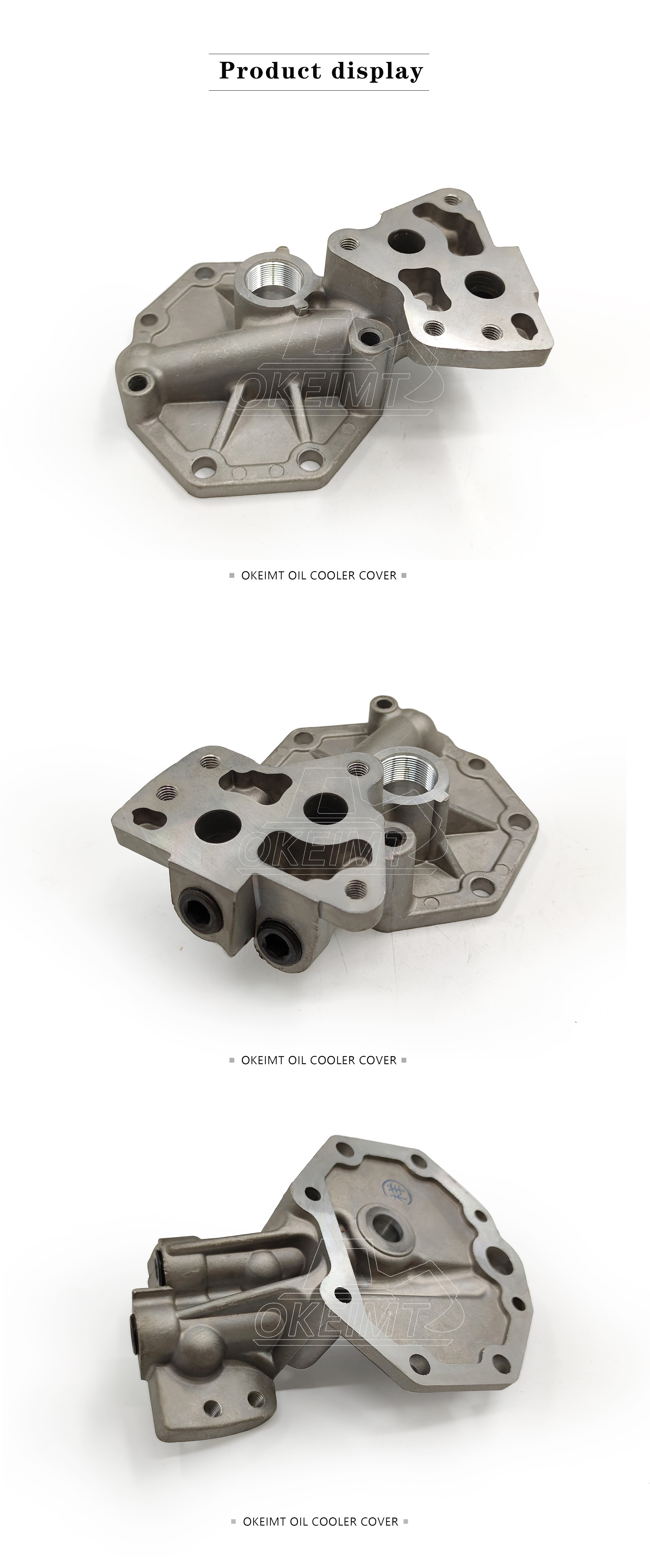 Excavator Engine Parts Excavator S5K E320C Oil Filter Base 183-8179