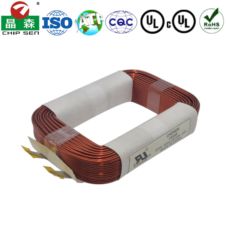 R112 220V 50hz 1000w Power Custom Iron Flat Air Core Inductor Copper Wire Winding Inductors Coils in Carton Package