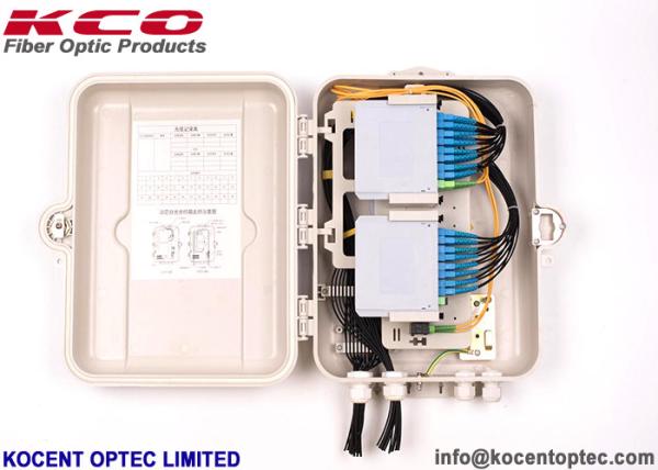 KCO-SMC-32G Fiber Optic Terminal Box Outdoor IP65 1*16 2*16 Splitter Type SMC