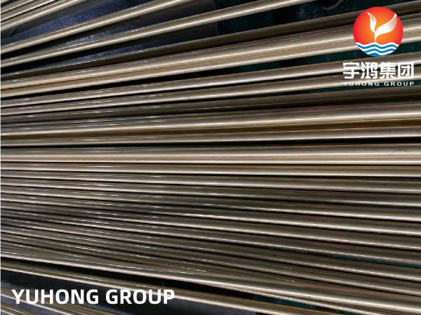 ASME SB111 C68700 Copper Alloy Steel Heat Exchanger Tube In Petrochemical
