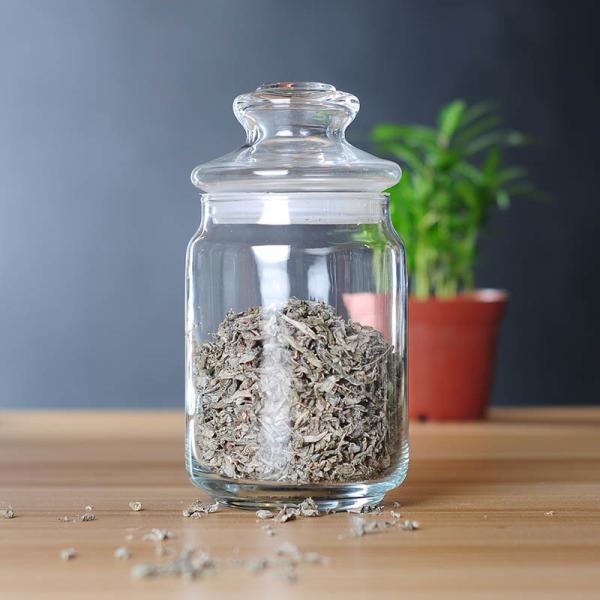 650ml 22 Oz Glass Storage Jars Silicone Seal Clear Glass Construction For