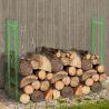 Buy cheap Metal Tube RANGE Logs Firewood Rack Greenhouse Logs EXTENSIBLE Green from wholesalers