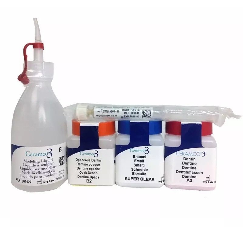 Ceramic Materials Dental Consumables PFM Porcelain Powder Dentine / Enamel / OP