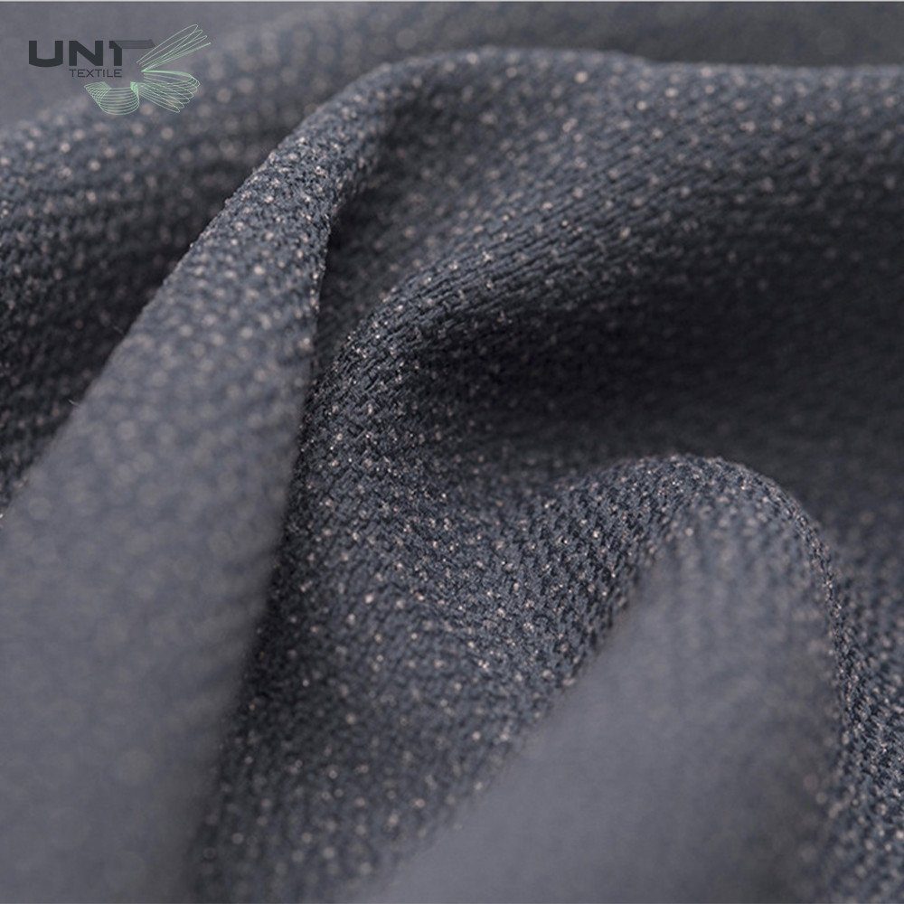 Lightweight Adhesive Fusible Interlining ALB-1588 Model Double Dot Pattern for Garment Making