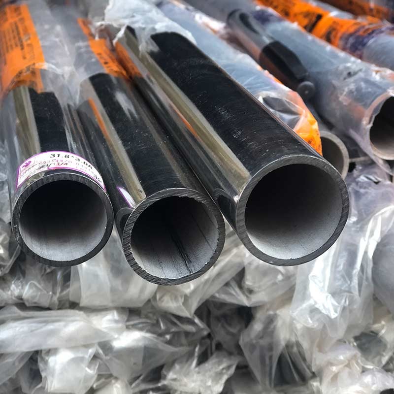 Polished A312 Butt Welded Stainless Steel Pipe 114mm Tube Decorative