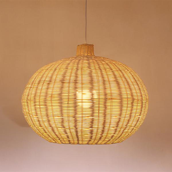 Chinese Style Creative Village Rattan Pendant Light Vintage Handmade Natural