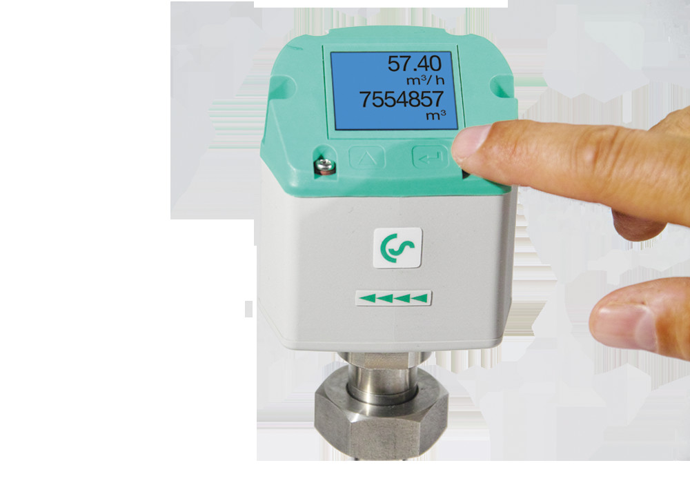 Digital Display CS Flow Meter VA500 / VA520 Inline Flowmeter For Compressed Air