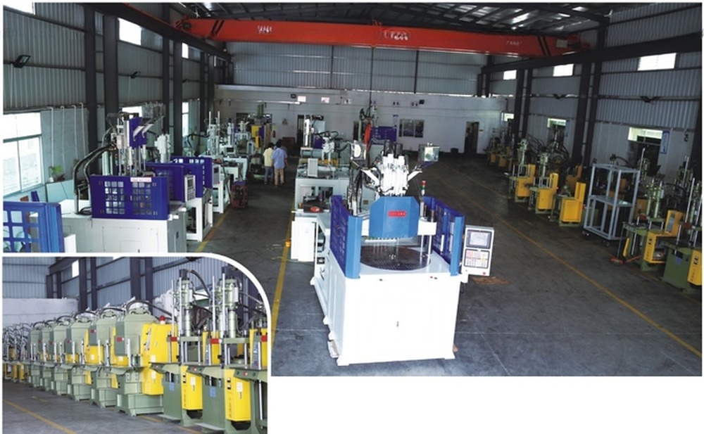 120T Double Slide Table Vertical Injection Molding Machine For High Volume Production
