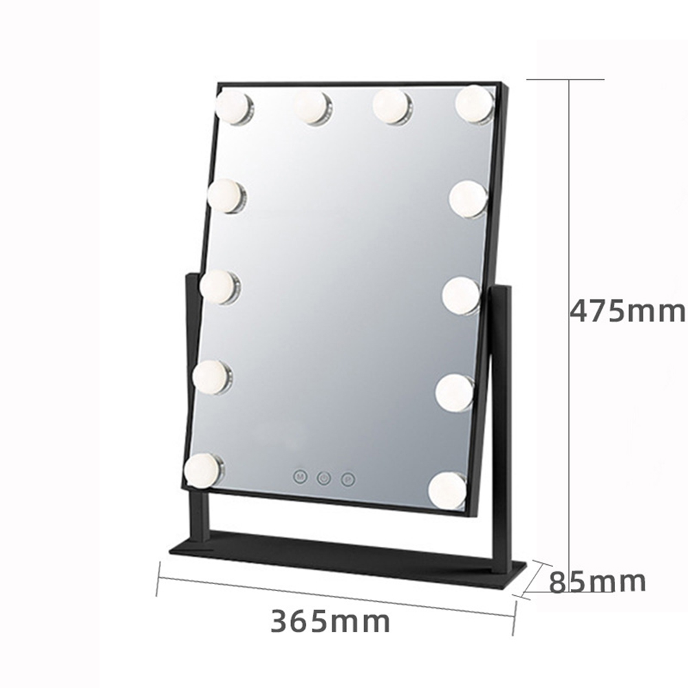 Portable Hollywood Makeup Vanity Light LED Cosmetic Mirror for Fashionable Home Decor