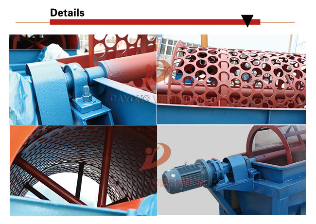 Circular Rotating Slurry Trommel Screen Sifte / Vibrating Screen Machine