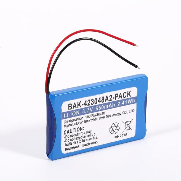 Electronic Devices Use 423048A2-Pack 3.7v 650mah Real Capacity Lithium Ion