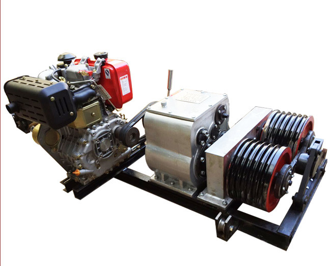 Optional Type Underground Cable Pulling Equipment Cable Tractor Mountain Area Diesel Engine