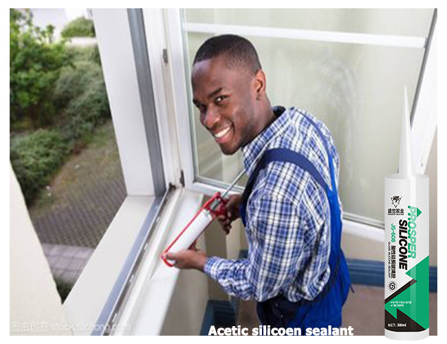 Excellent Toughness White Acetic Silicone Sealant For Hotel Building Windows Sealing