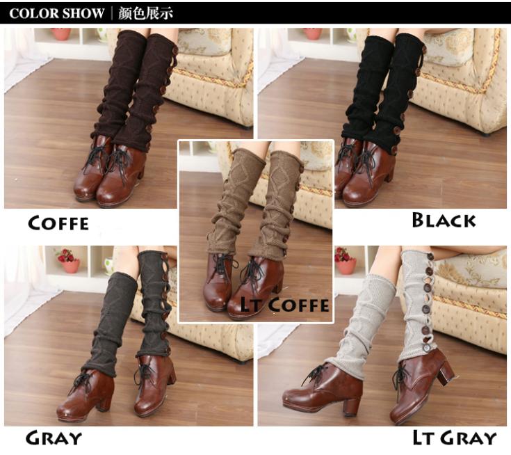 women deer snowflake jacquard knit boot socks wood feel casual wool acrylic, socks, warmer
