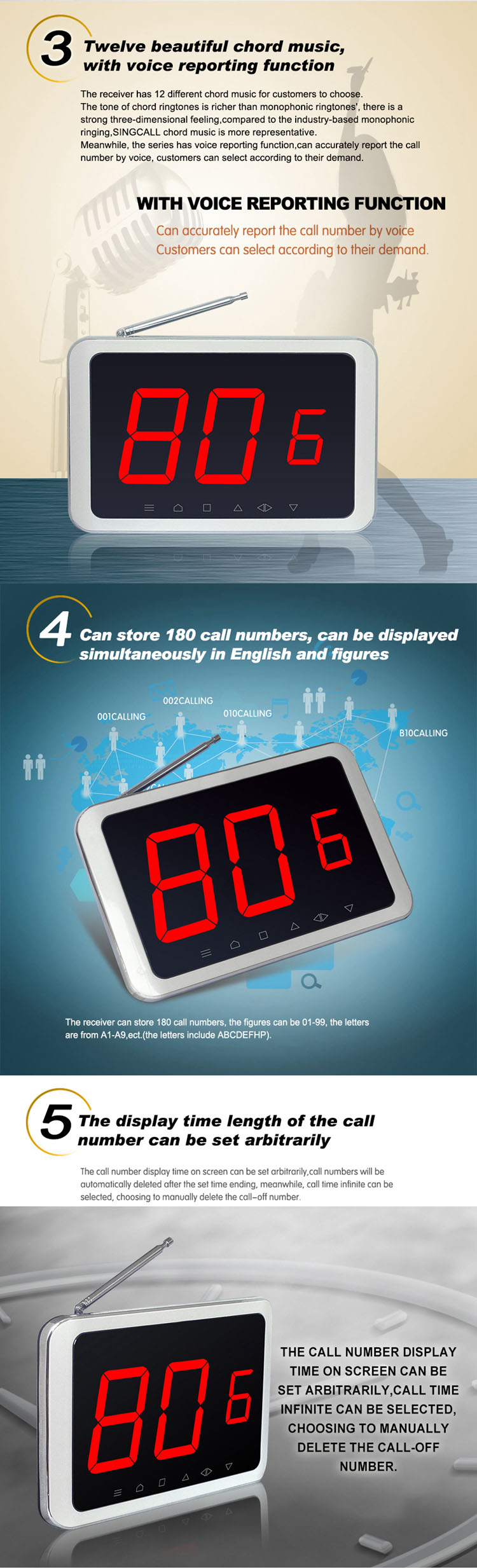 Wireless Hospital equipment patients call nurses system