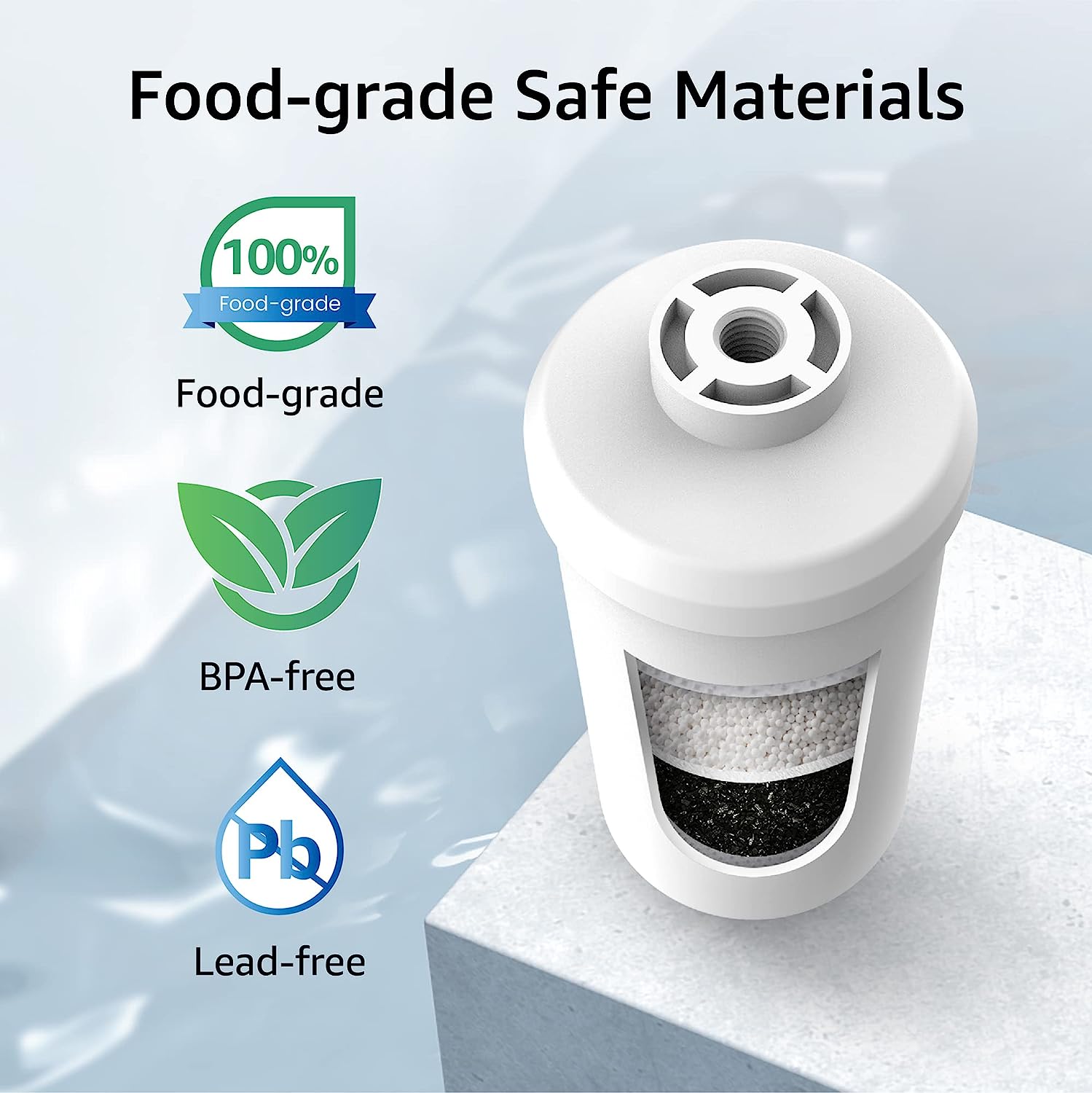 Clean Water with OEM PF-2 Fluoride Filter and Arsenic Reduction Elements Water Filter Replacement