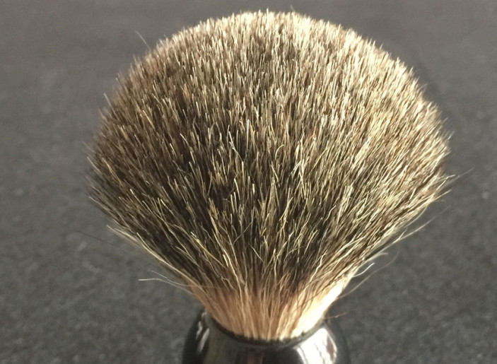 Wet Badger Hair Luxury Shaving Brush Black Resin Handle Shaving Brush Kit