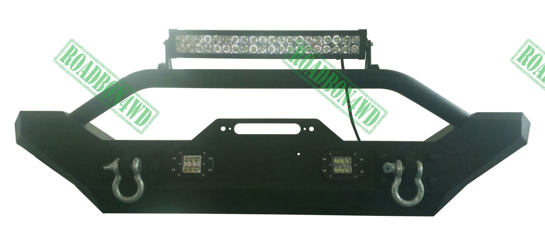 Black Textured Finish Front recovery Bumper for jeep wrangler jk BLACK FRONT BUMPER FOR JEEP WRANGLER