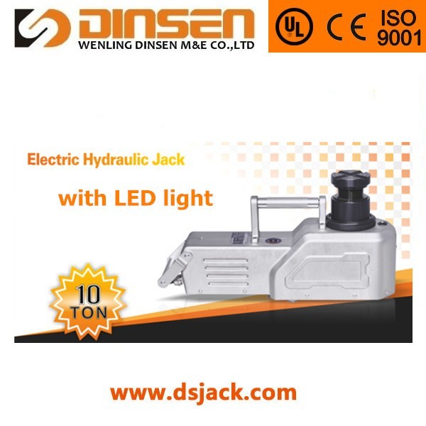 DC24V 10 Ton Porta Power Hydraulic Jack 5m Power Cable With Sliding Wheel