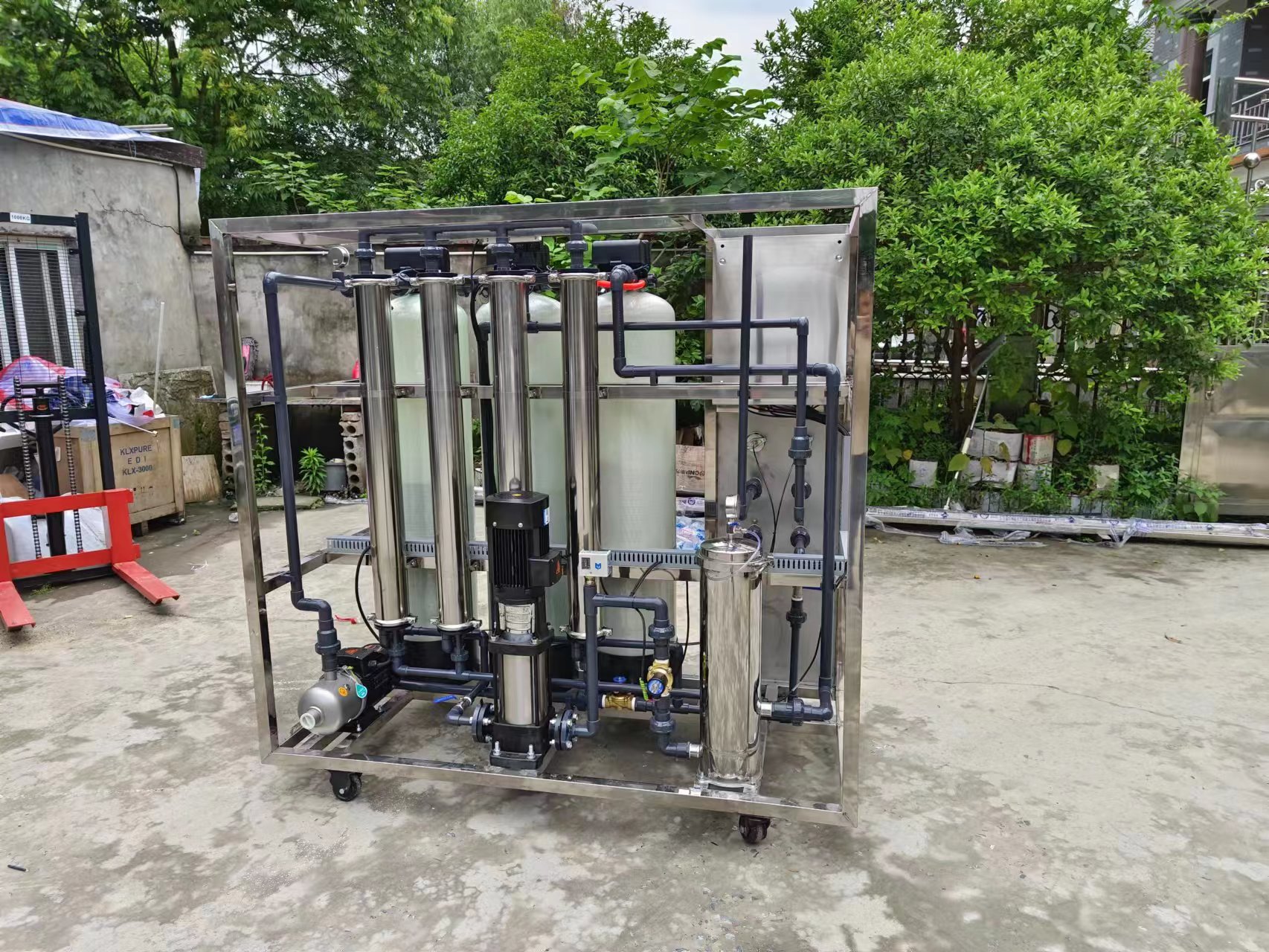 Factory Direct High Quality 1000L/H water purifier filter machine Reverse Osmosis Water Purifier for making ice/water