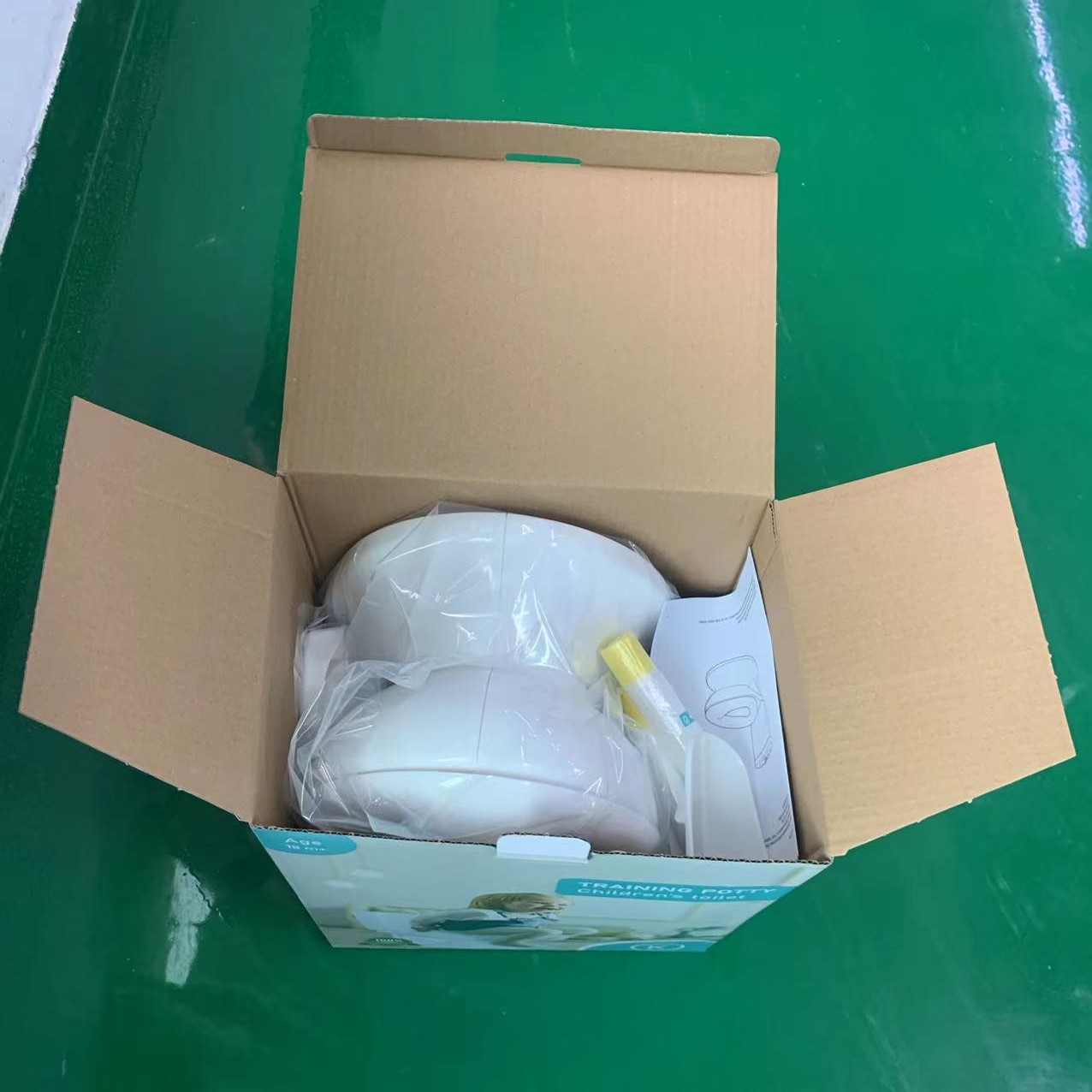 Soft Baby Care Potty Seat for Children Toilet Training - White Potty with Pure Color Design