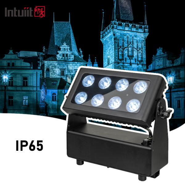 8x15W RGBW Waterproof Event Wash DMX Battery Powered LED Stage Light Wireless