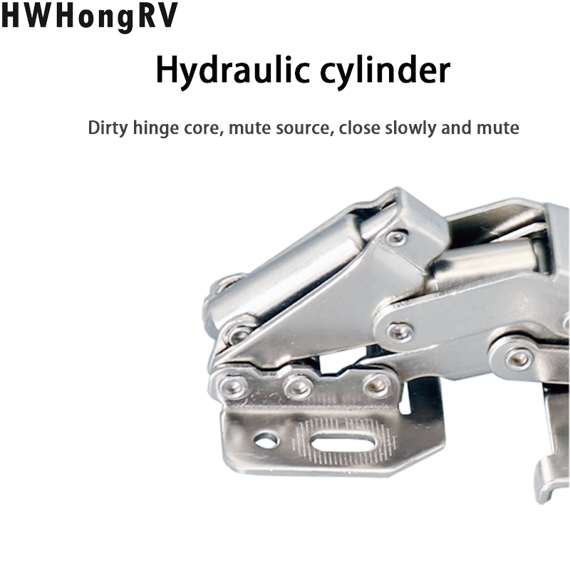 Motorhome Hydraulic Buffer Caravan Cabinet Hinge trailer door hinge for campervan door hinge with damping