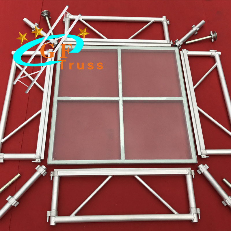 Easy install smart aluminum glass acrylic stage platform for sale