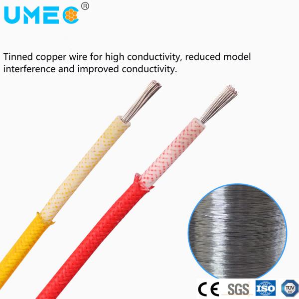 Fire Protection Silicone Rubber Coated Glass Fibre Braided Protect Cable Sif/Gl