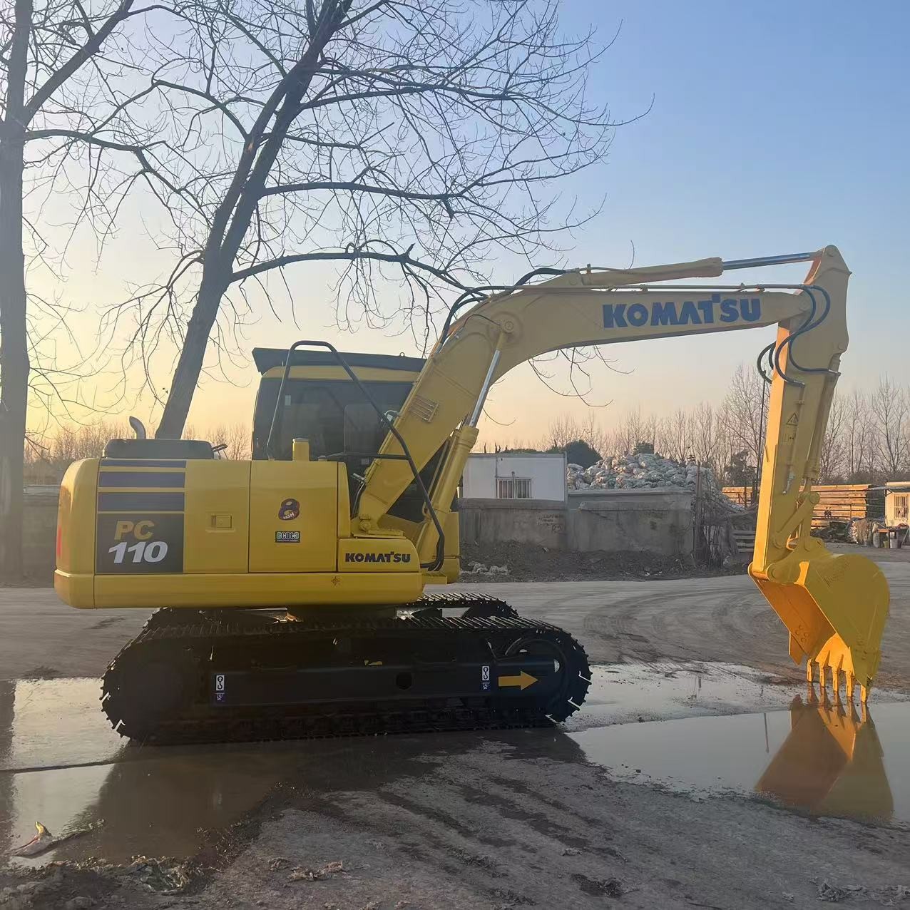 Construction Machinery Komatsu PC110 Crawler Used Excavators