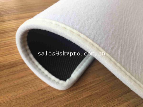 Washable Non woven Blank Printing with Velvet Side Whipstitch Natural Rubber