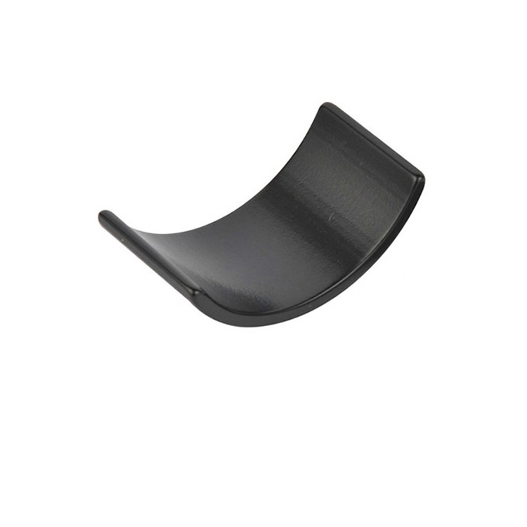 Customized Size ARC NdFeB Magnet Coating Black Epoxy Neodymium Segment Magnets for Motor
